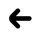 Arrow-small-left free interface icon