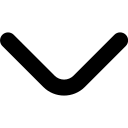 Angle-down free interface icon